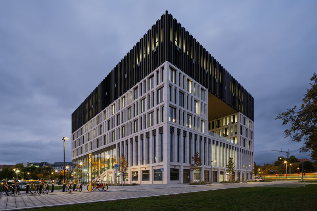 Stadtforum Dresden Barcode Architects Photography by Egbert de Boer